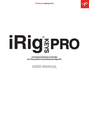 IK Multimedia iRig KEYS PRO Mode D'emploi