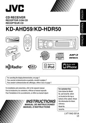JVC KD-HDR50 Manuel D'instructions