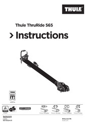 Thule ThruRide 565 Instructions