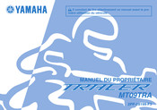 Yamaha TRACER MT09TRA 2016 Manuel Du Propriétaire