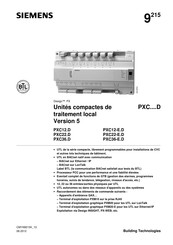 Siemens Desigo PXC22.D Documentation Technique