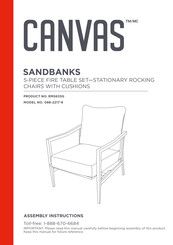 Canvas SANDBANKS RMS633G Instructions D'assemblage