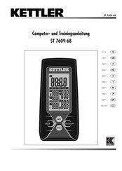 Kettler ST 7609-68 Mode D'emploi Et Instructions D'entraînement