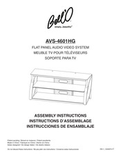Bello AVS-4601HG Instructions D'assemblage