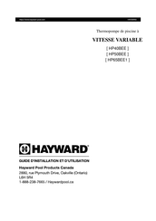 Hayward HP40BEE Guide D'installation Et D'utilisation
