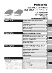 Panasonic MULTI CF-VDM511W Instructions D'utilisation
