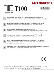Telcoma T100F SW Instructions Pour L'installation