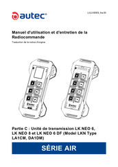 AUtec AIR LKN LA1CM LK NEO 6 Manuel D'utilisation Et D'entretien