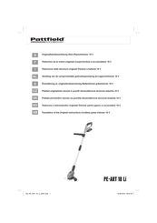 Pattfield Ergo Tools 11036 Traduction De La Notice Originale