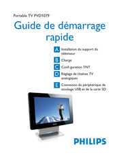 Philips PVD1079 Guide De Démarrage Rapide