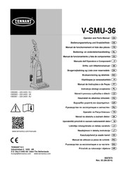 Tennant V-SMU-36 Manuel De Fonctionnement Et Liste Des Pièces