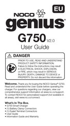 Noco Genius G750 Manuel D'utilisation