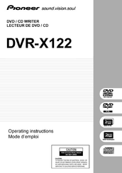 Pioneer DVR-X122 Mode D'emploi