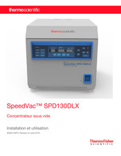 ThermoFisher Scientific SpeedVac SPD130DLX Installation Et Utilisation
