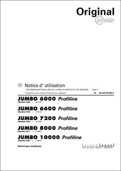 Pottinger JUMBO 6600 Profiline Notice D'utilisation