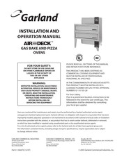 Garland AIRDECK G56PB Manuel D'installation Et D'utilisation