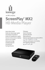 Iomega ScreenPlay MX2 Guide De Démarrage Rapide