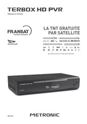 Metronic TERBOX HD PVR Mode D'emploi