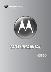 Motorola HS850 Manuel