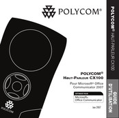 Polycom CX100 Guide D'utilisation