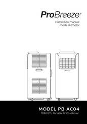 ProBreeze PB-AC04 Mode D'emploi