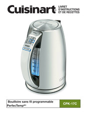 Cuisinart PerfecTemp CPK-17C Livret D'instructions