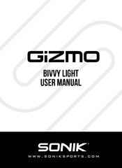 Sonik GiZMO BIVVY LIGHT Mode D'emploi