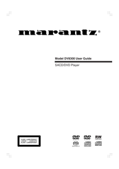 Marantz DV8300 Mode D'emploi