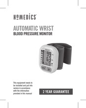 HoMedics AUTOMATIC WRIST Mode D'emploi