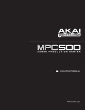 Akai Professional MPC500 Manuel De Demarrage Rapide