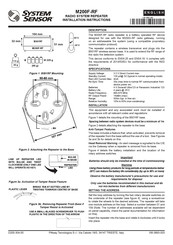 System Sensor M200F-RF Manuel D'installation