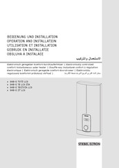 Stiebel Eltron DHB-E 11/13 LCD Utilisation Et Installation