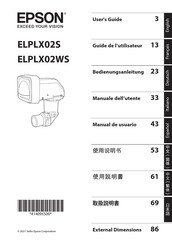 Epson ELPLX02S Guide De L'utilisateur