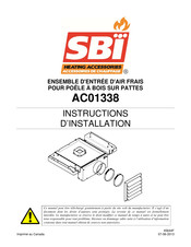 SBI AC01338 Instructions D'installation