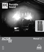 HK Audio ACTOR DX Manuel