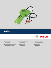 Bosch BAT 121 Consignes D'utilisation