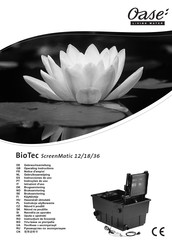 Oase BioTec ScreenMatic 12 Notice D'emploi