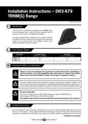 Panorama Antennas TRNM-7-60-NJ Instructions D'installation