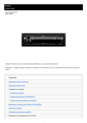 Sony DSX-GS80 Guide D'aide