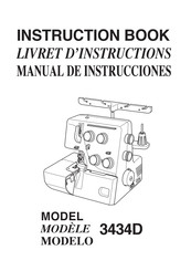 Janome 3434D Livret D'instructions