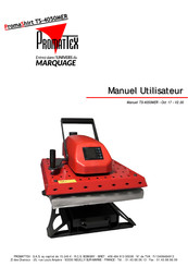 Promattex PromaShirt TS-4050MER Manuel Utilisateur