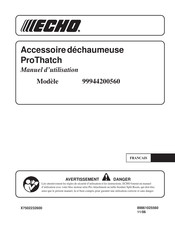 Echo ProThatch 99944200560 Manuel D'utilisation