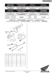 Honda ST1300 Instructions Pour L'installation