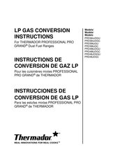 Thermador PROFESSIONAL PRO GRAND PRD48JDGC Instructions