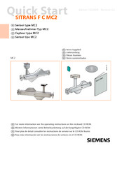 Siemens SITRANS F C MC2 Démarrage Rapide