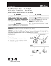 Eaton Metalux SSLED-LD1-12-W-UNV-L840-CD1-U Instructions D'installation