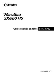Canon PowerShot SX620 HS Guide De Mise En Route