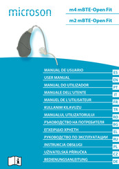 Microson m2 mBTE-Open Fit Manuel De L'utilisateur