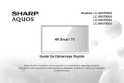 Sharp AQUOS LC-50N7000U Guide De Démarrage Rapide