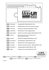 Chamberlain MotorLift 1000 Manuel D'instructions